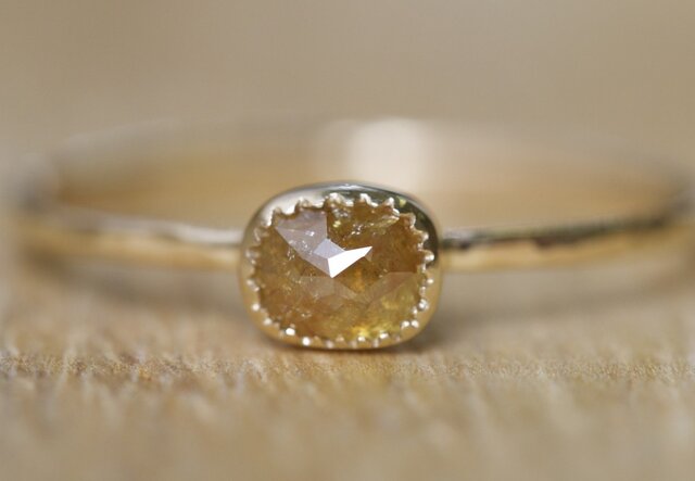 Honey Diamond Ringの画像1枚目
