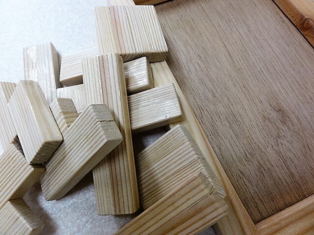 木製パズル 10ピース Iichi ハンドメイド クラフト作品 手仕事品の通販