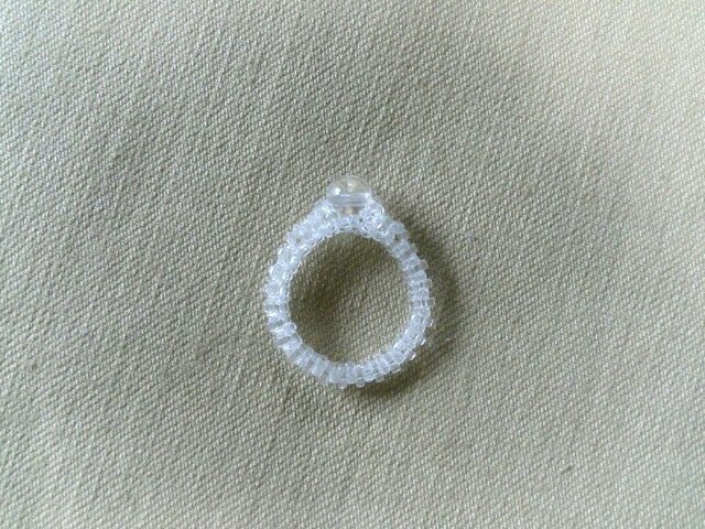クオーツデュー Beads Ringの画像1枚目