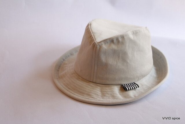 マニッシュHAT(帆布)~アイスグレーの画像1枚目