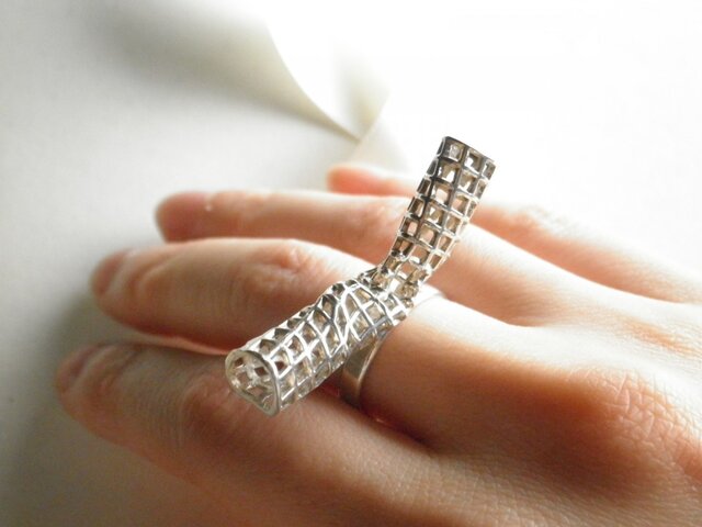 リボン リング/Ribbon Sterling Silver Ringの画像1枚目