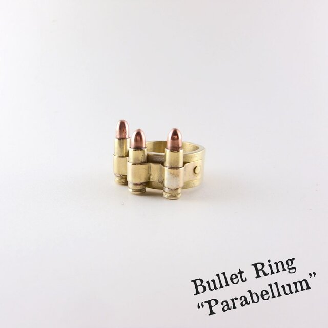 戦に備えよ。バレットリング//真鍮製の画像1枚目