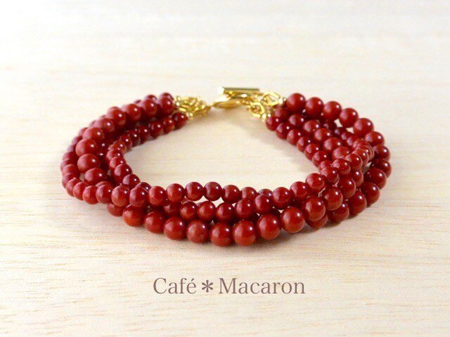 Red Coral ブレスレット・・・39の画像1枚目