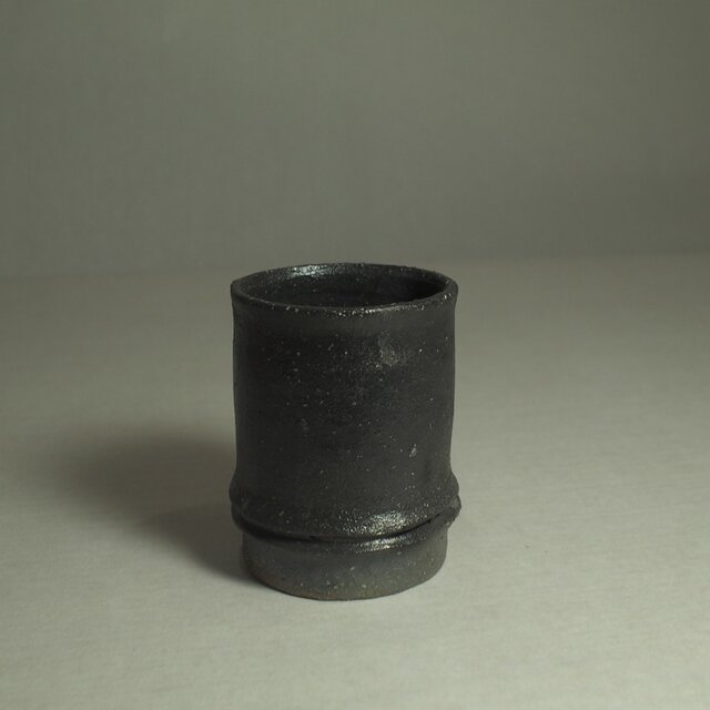 Bamboo Motif series 竹炭モチーフ 炭化ぐい吞み ショットグラス 3の画像1枚目