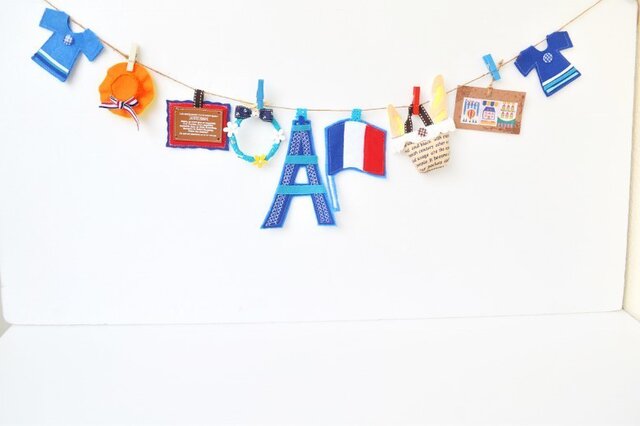 新作★Oh Paris!フランス風ガーランド♪の画像1枚目