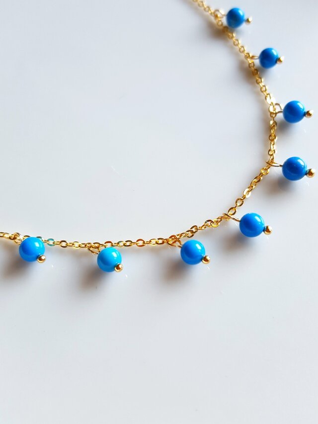 ターコイズネックレス(23Kgf)