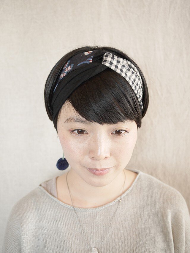 NEW▷patchwork turban <ss 3cloth-06>の画像1枚目