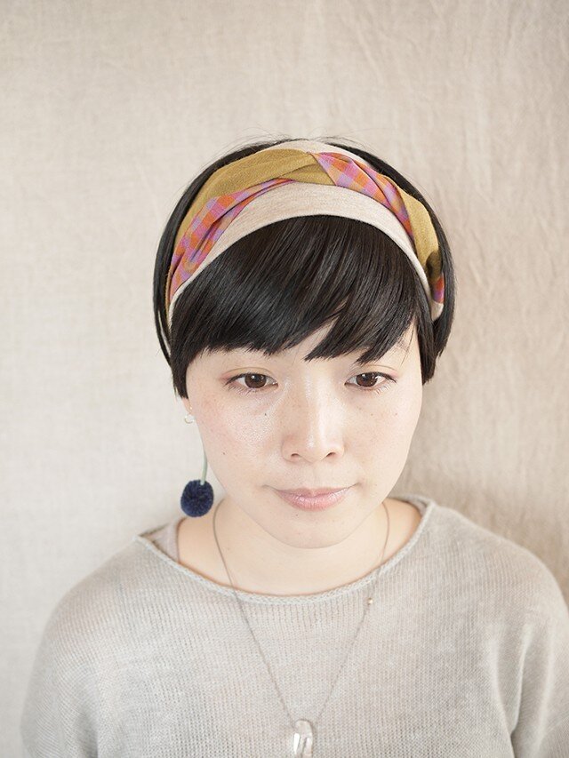 NEW▷patchwork turban <ss 3cloth-09>の画像1枚目