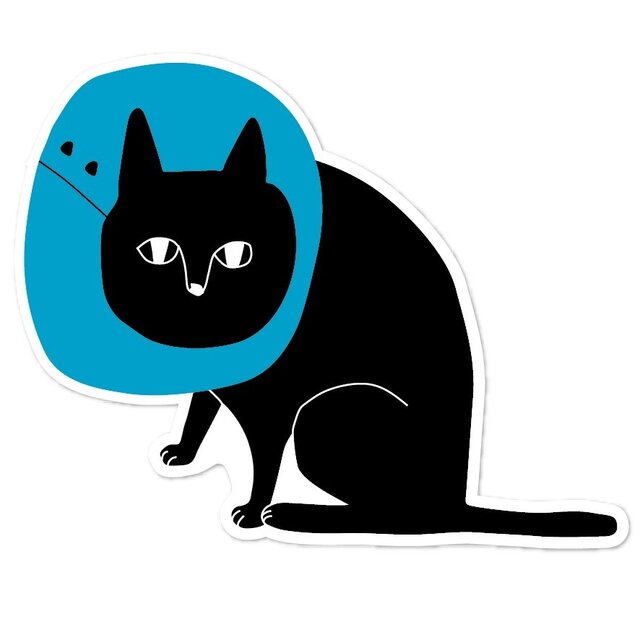 エリザベス黒猫ポストカード【8枚入り 1000円】の画像1枚目