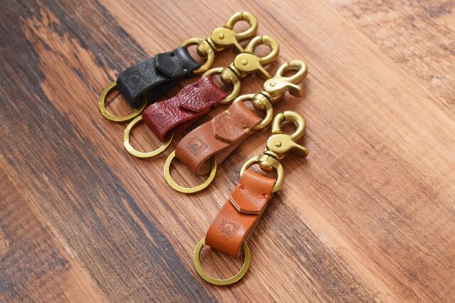 アニヤハンドマーチ　ワインレッド レザー キーホルダー ANYA HINDMARCH アニヤハインドマーチ キーリング Charm Ketchup