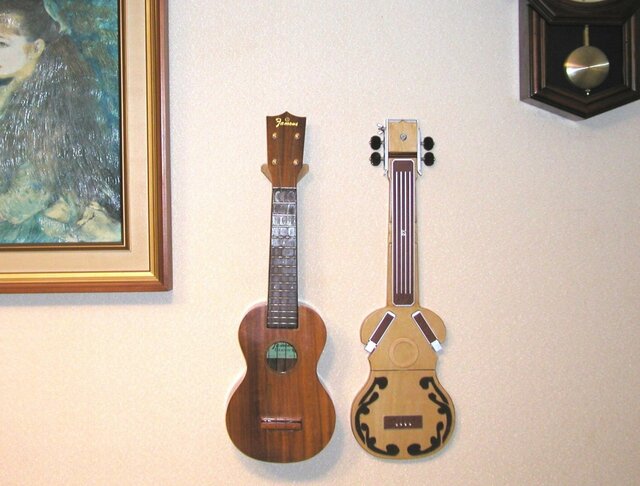 楽譜立てになるウクレレスタンド（ソプラノ） | iichi 日々の暮らしを