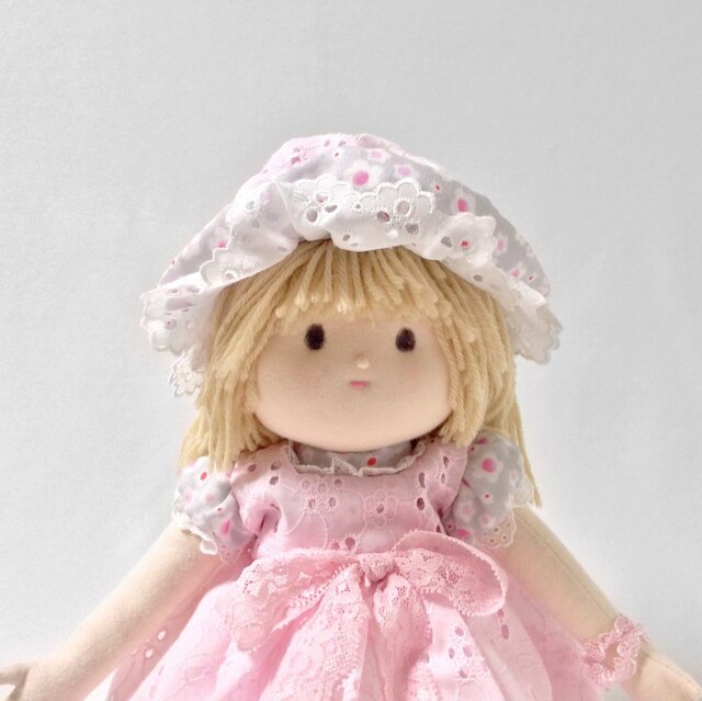 布人形 布人形 女の子＜インド綿、国産ガーゼ＞AkoDoll#16-012 | iichi