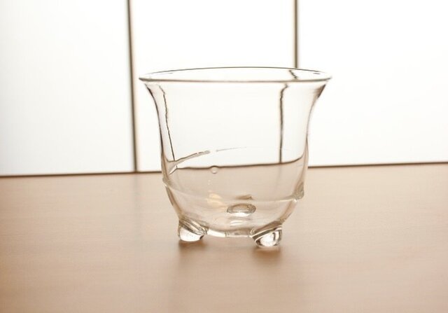 『冷茶グラス白』耐熱ガラスの画像1枚目