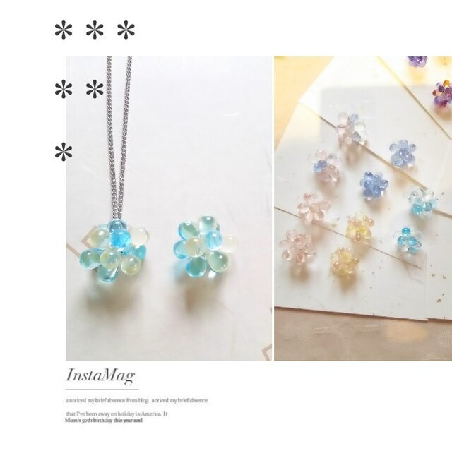 ティアドロップ型ピアスとネックレスセット SWAROVSKI - スワロフスキー オーロラ ティアドロップ