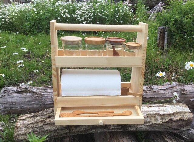 【受注制作】kitchen rack Lの画像1枚目