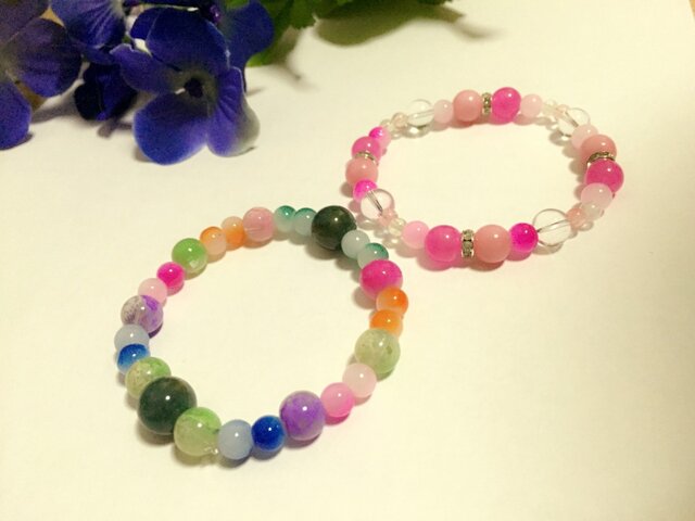 ★癒しと決断★ 朝顔水晶 天然石デザインブレスレット imgrc0079037931.jpg