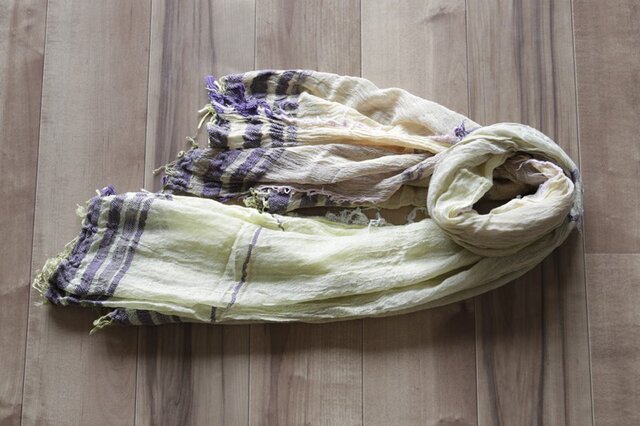 roots shawl BIG cotton100 16-a17の画像1枚目