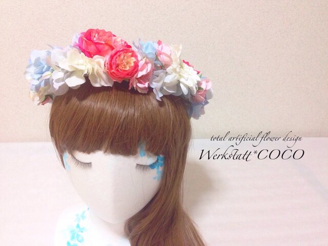 花かんむり*blue flowerの画像1枚目