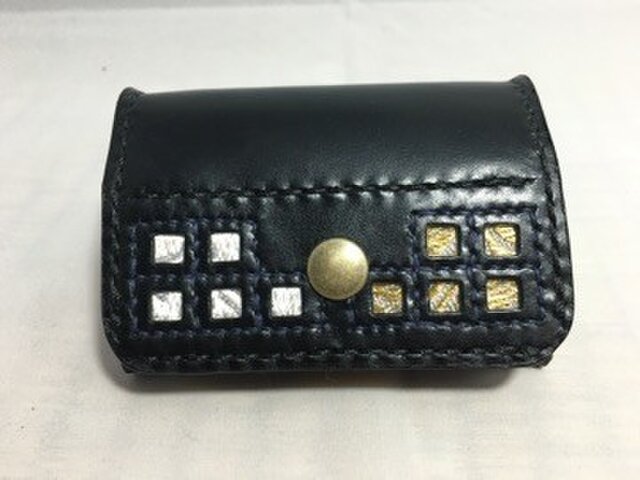 市松模様の小銭入れの画像1枚目