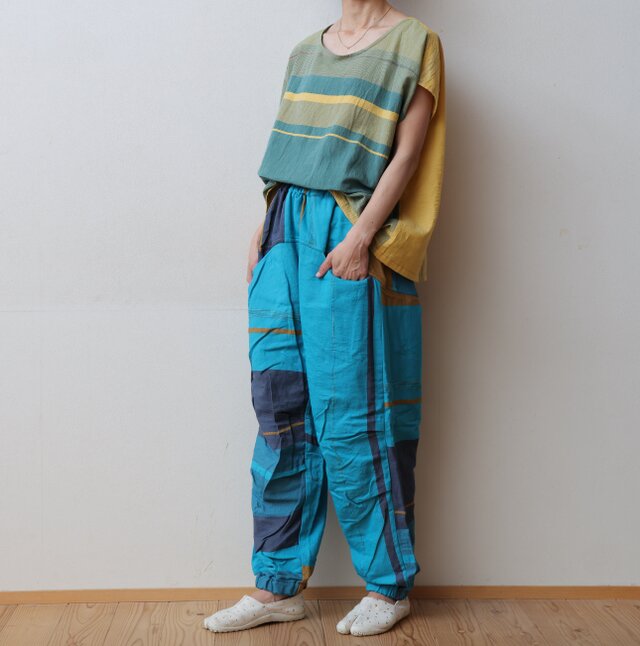 【NEW】nica pants HOSO cotton