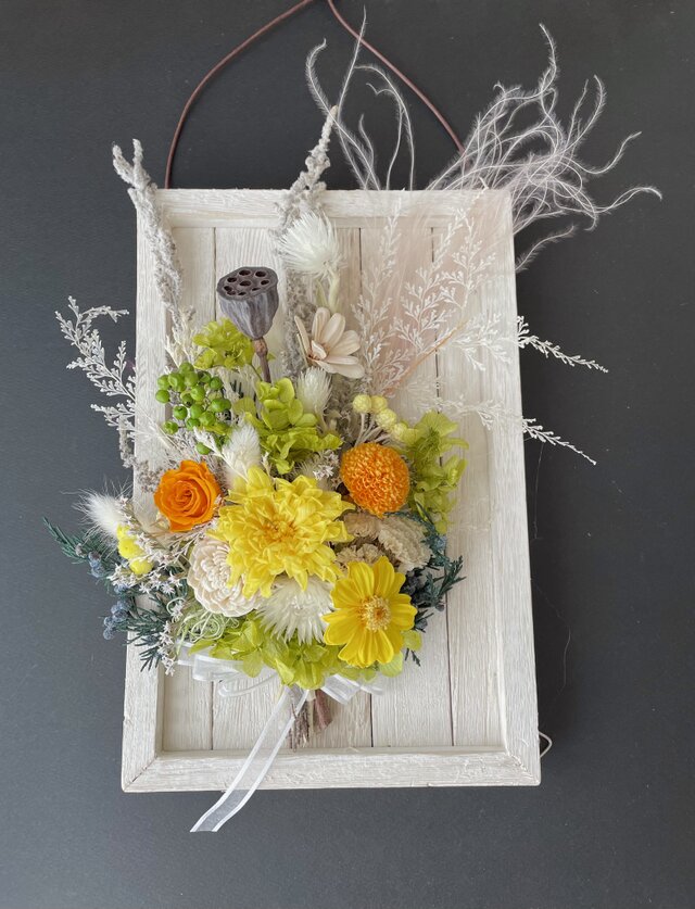 Botanical frame dryflowerの画像1枚目