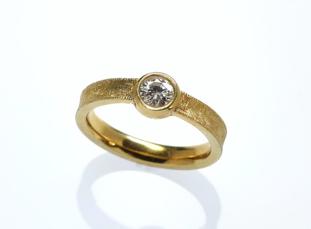 K18YG ダイヤモンドリング(0.289ct)の画像1枚目