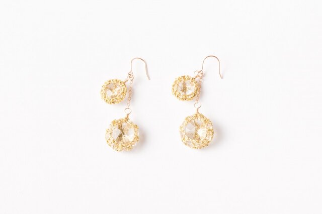Bijoux pierced earring 2 Goldの画像1枚目