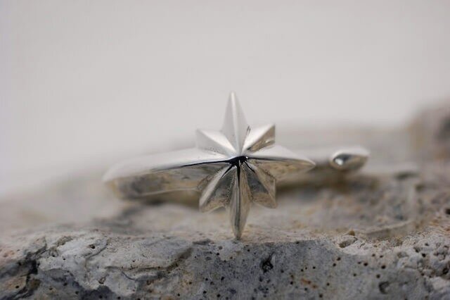 Meteor Bouds Ring Men's 【SNR001R】 流星の絆 シルバーペアリング メンズの画像1枚目