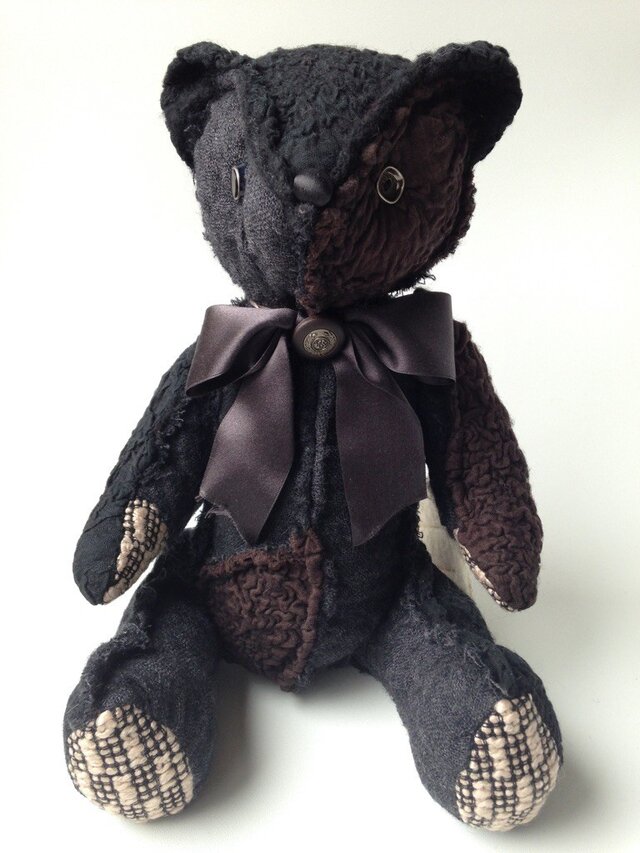 布フェルトベア（黒）
