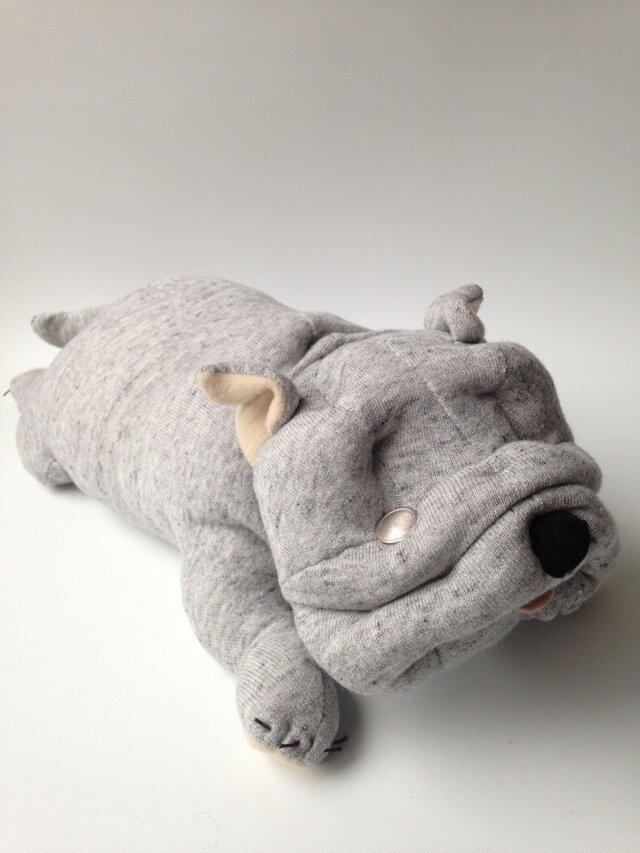 ブルドッグのオタフク（白）（※受注制作となります）