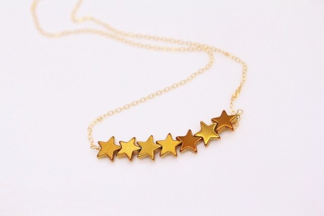 14kgf 7つ星ネックレス | iichi 日々の暮らしを心地よくする