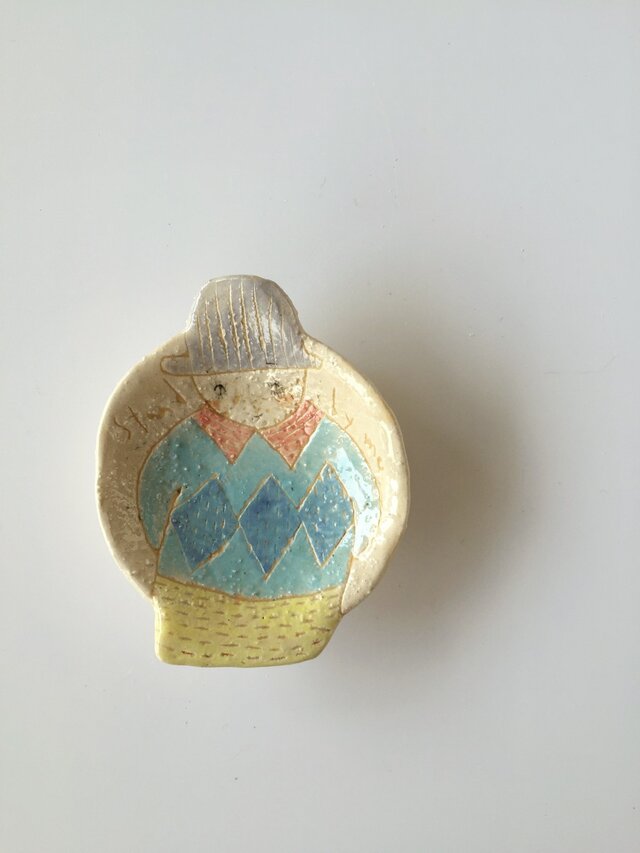 肖像画の豆皿(2)