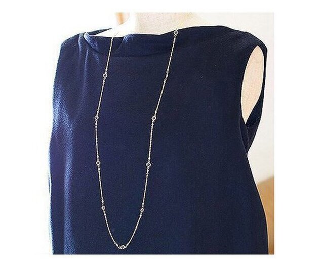 【再入荷】シャネルストーン・ロングネックレスの画像1枚目
