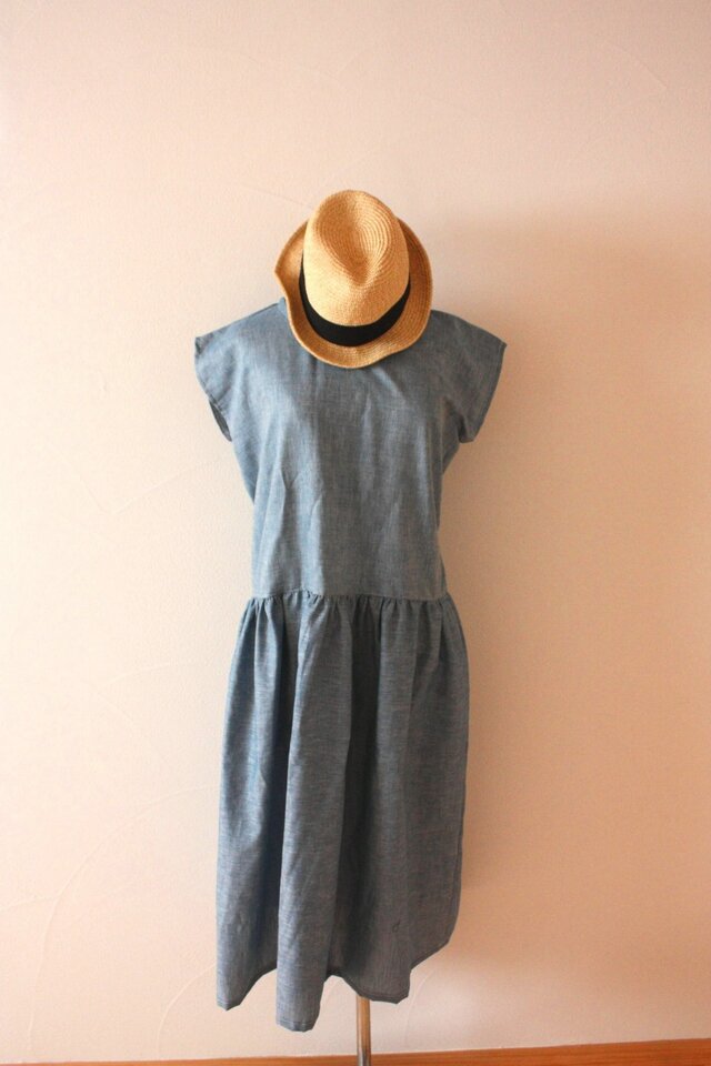 フレンチローウエストワンピース