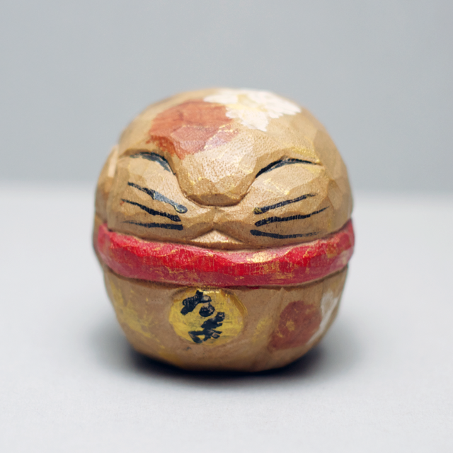 ねこたま06　高さ4.5cm