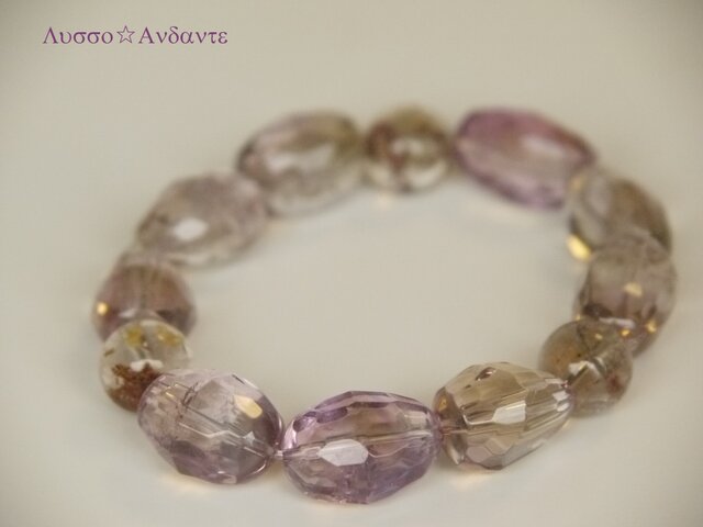 愛光堂 ブレスレット アメトリン ルチルクォーツ 愛光堂 ブレスレット アメトリン ルチルクォーツ 開運 金運