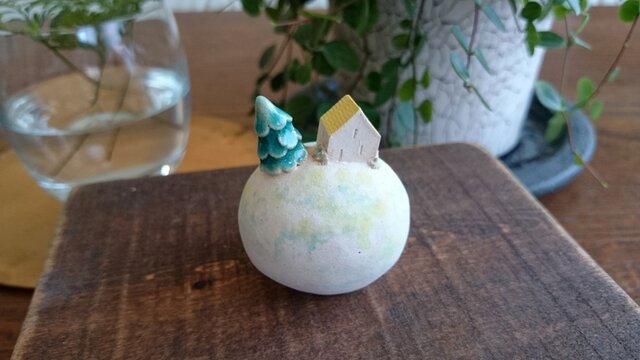 カード立て~黄色い屋根のお家~003の画像1枚目