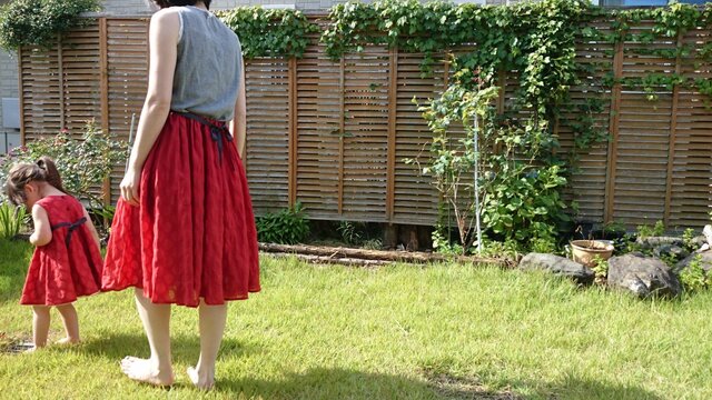 woodwoodwood ハンドメイドワンピース　90cm woodwoodwood ハンドメイドワンピース 90cm wood wood wood