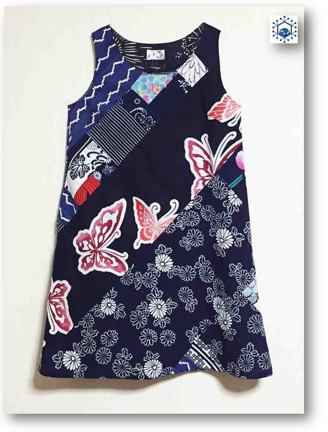 浴衣クレイジーワンピース53(Lサイズ/長め）