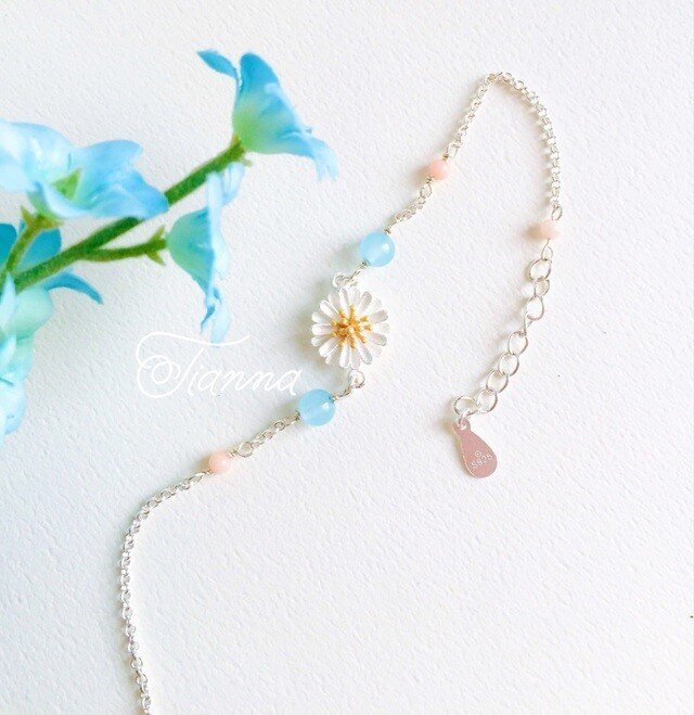 silver Daisy braceletの画像1枚目