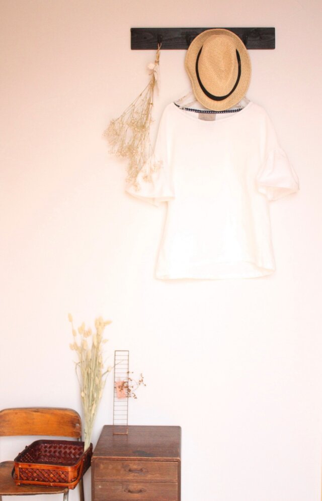 フレアースリーブブラウス