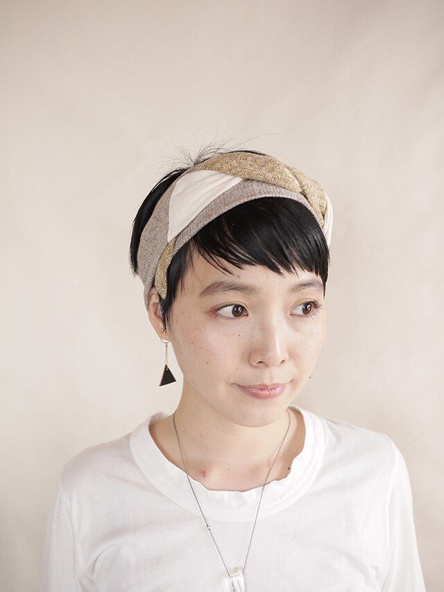 NEW▷patchwork turban <ss 3cloth-020>の画像1枚目