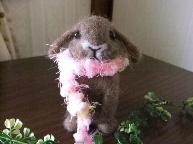 マフラーうさぎの画像1枚目