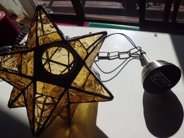星形吊り下げランプ 大 Iichi ハンドメイド クラフト作品 手仕事品の通販