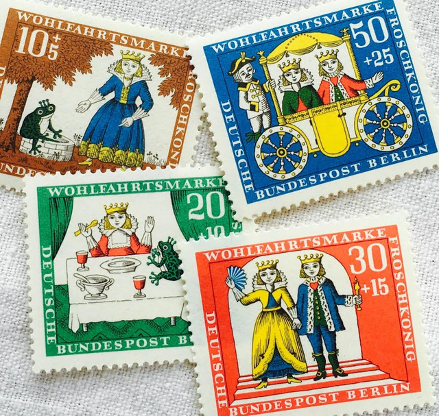 ちいさなartmuseum№045germanystamp(ちいさなフレーム付き)の画像1枚目