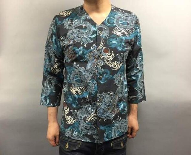 鯉口シャツ(龍)の画像1枚目