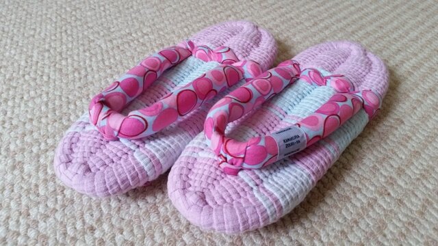 SALE 布ぞうり 25cm(24cm~26cmくらいまで対応)の画像1枚目