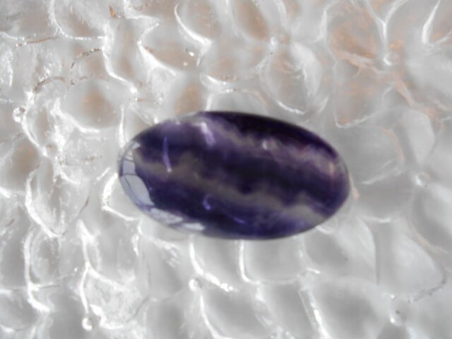 51.60ctsナチュラルフローライト cabochon 「murasaki式部」の画像1枚目