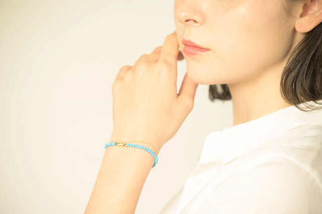 アーバン ターコイズ ブレスレット Urban Turquoise Bracelet B0018の画像1枚目