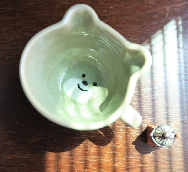たいmon君カップ「緑たいmon」の画像1枚目